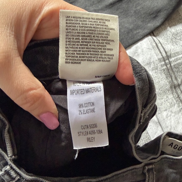 AGOLDE RILEY STRAIGHT LEG CROP - Picture 4 of 6